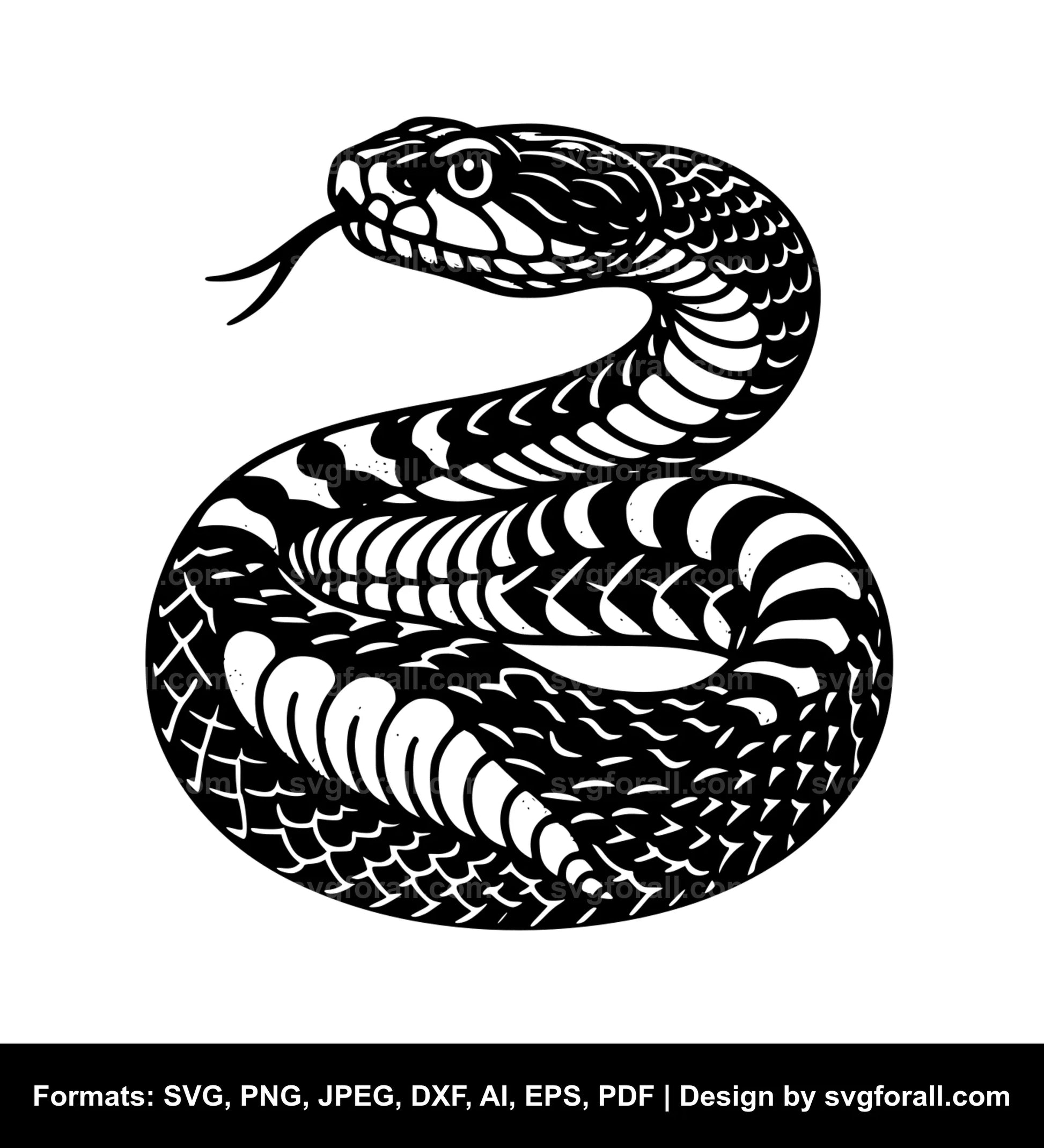 Rattlesnake Cricut SVG