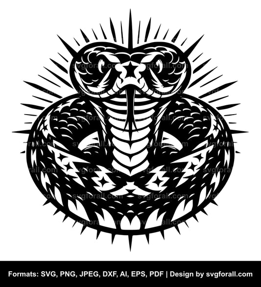 Rattlesnake SVG Clip Art