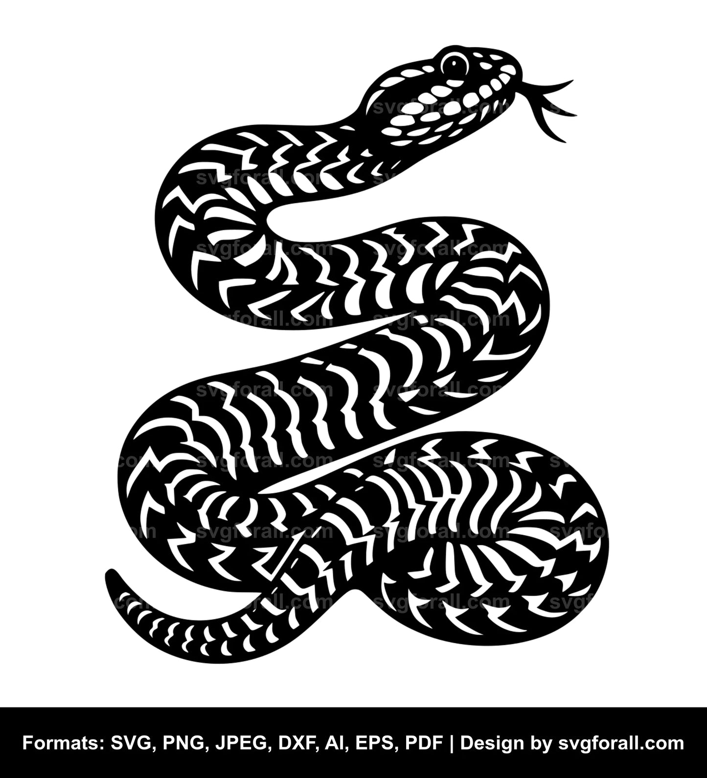 Rattlesnake SVG Clipart