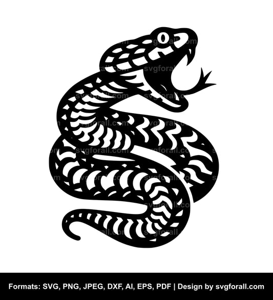 Rattlesnake SVG Design