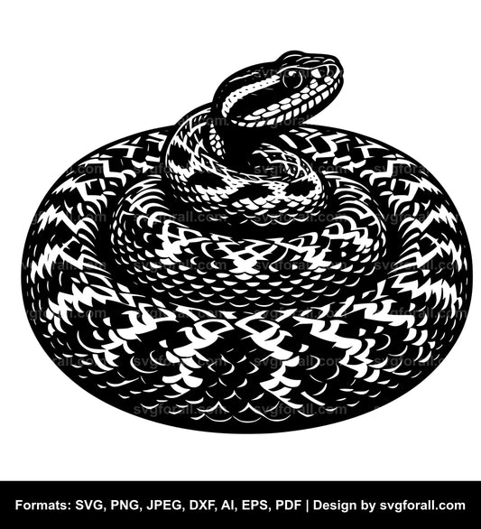 Rattlesnake SVG File