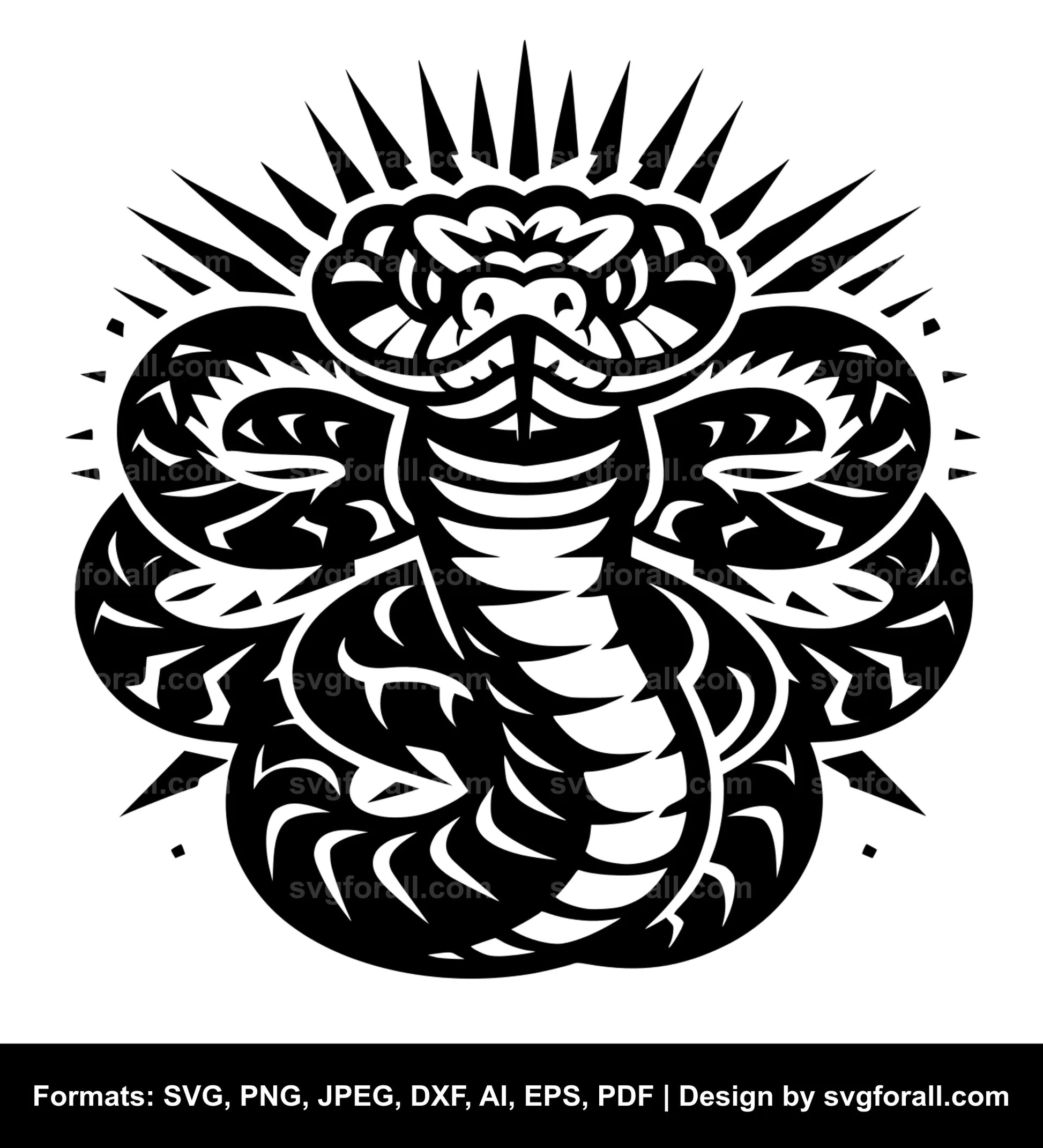 Rattlesnake Vector SVG