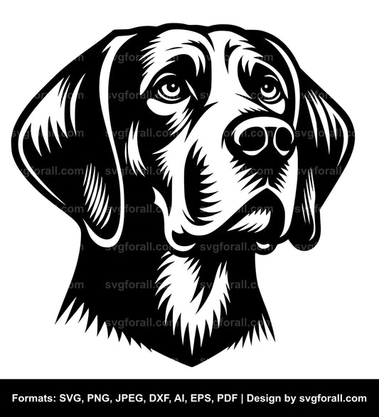 Redbone Coonhound Dog Cricut SVG