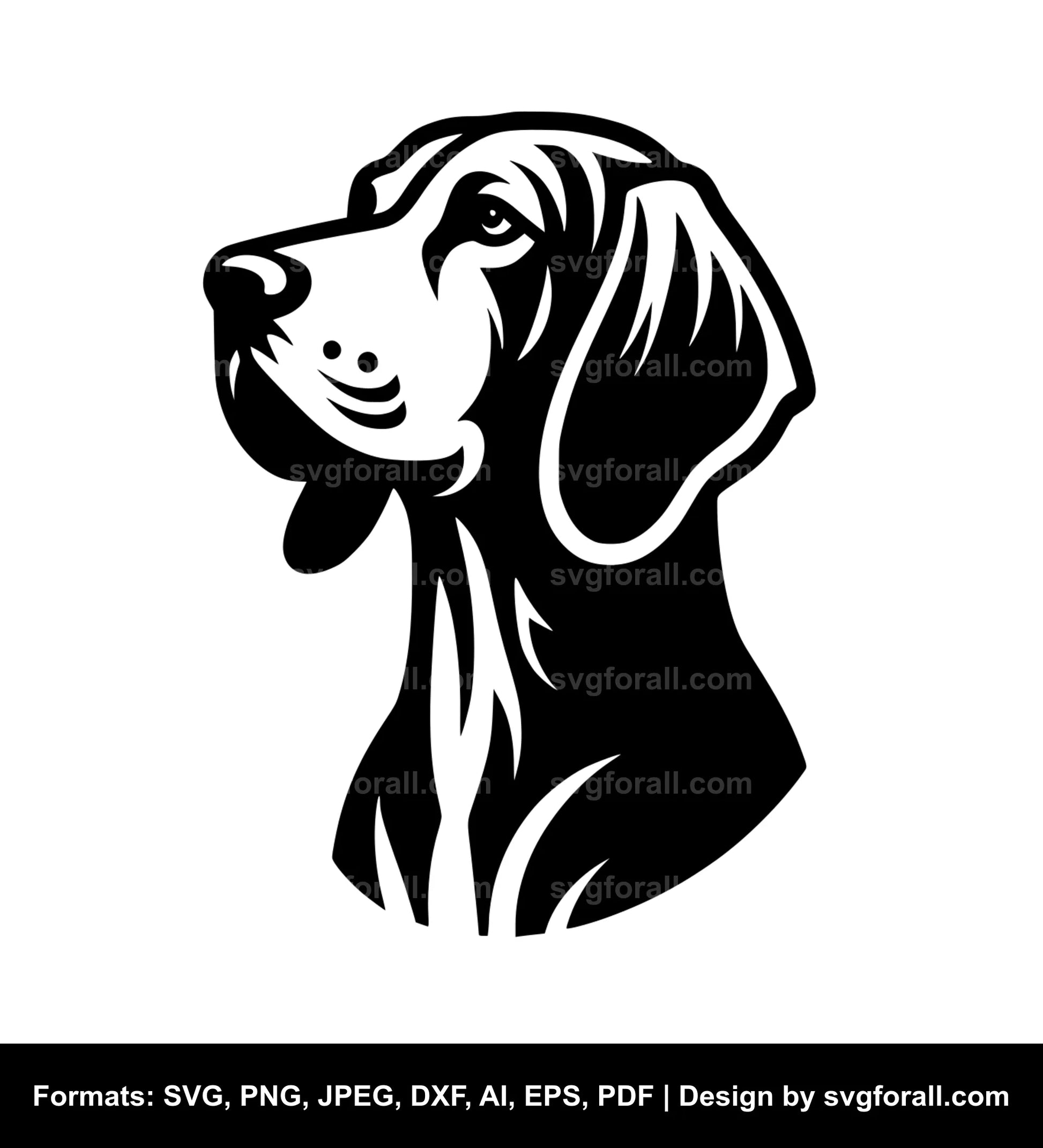 Redbone Coonhound Dog SVG PNG