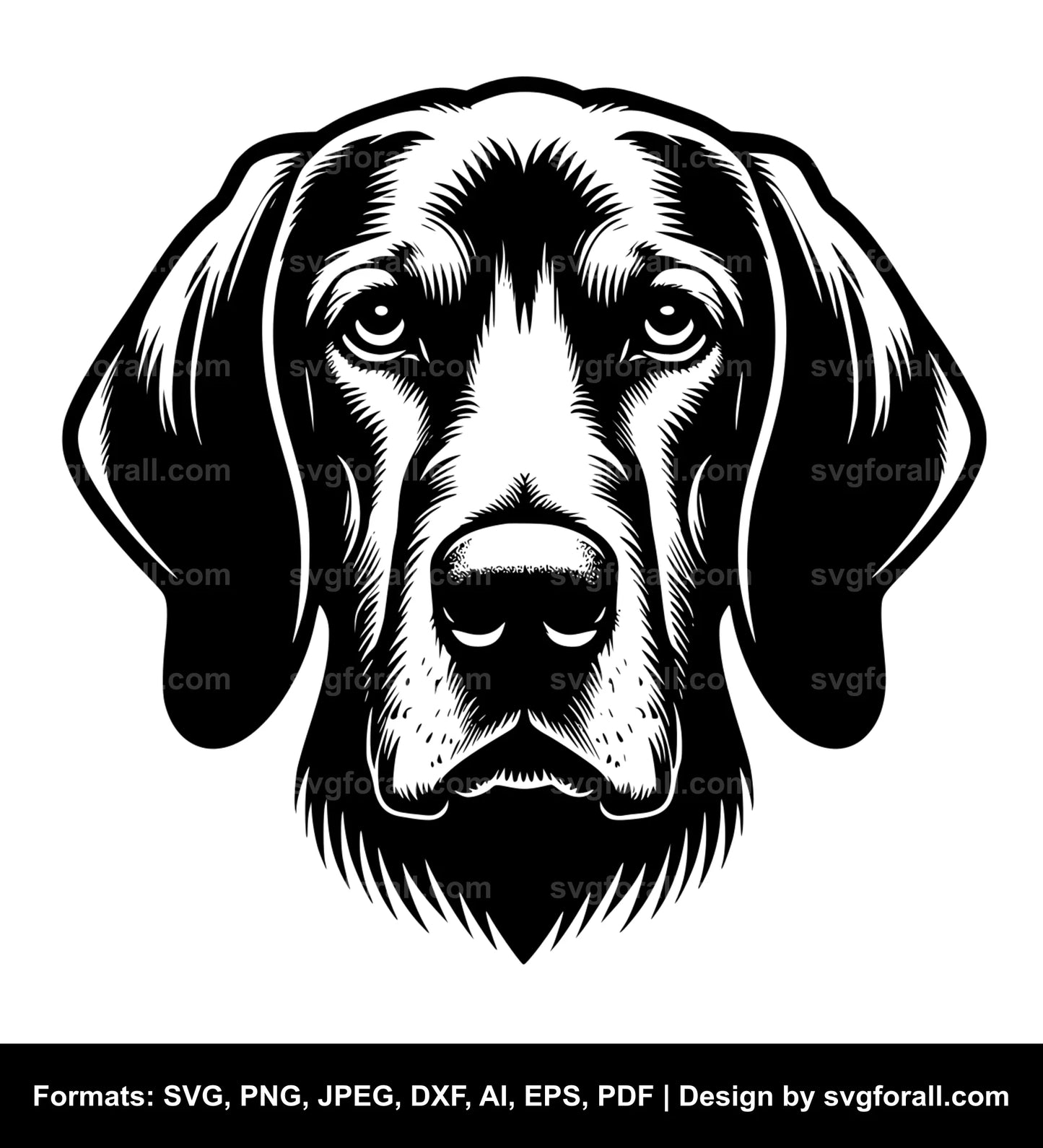 Redbone Coonhound Dog Vector SVG