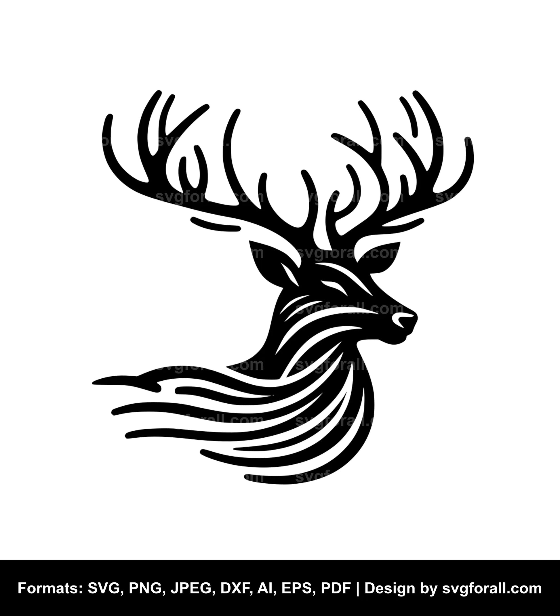 Reindeer SVG File