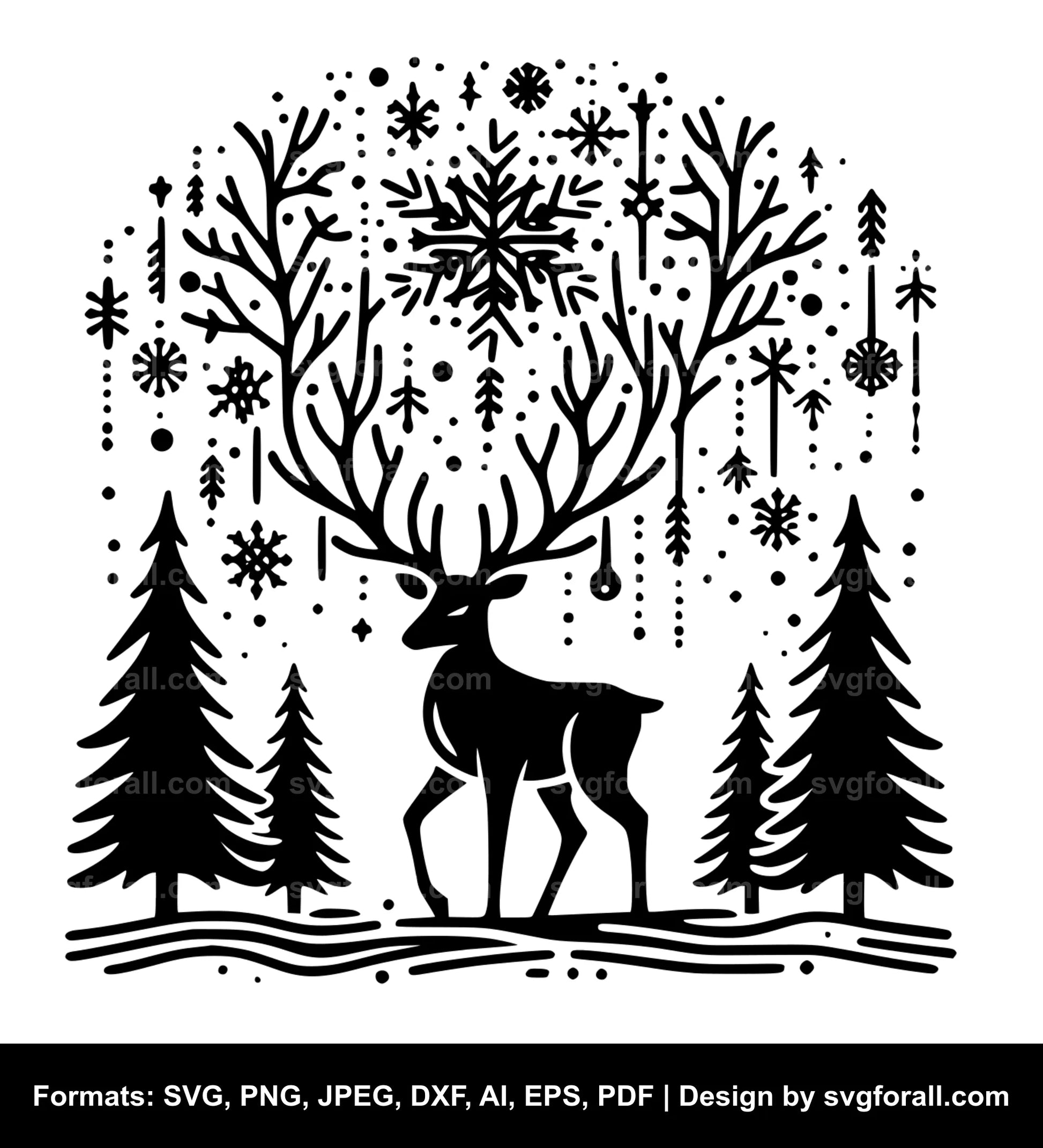 Reindeer SVG PNG