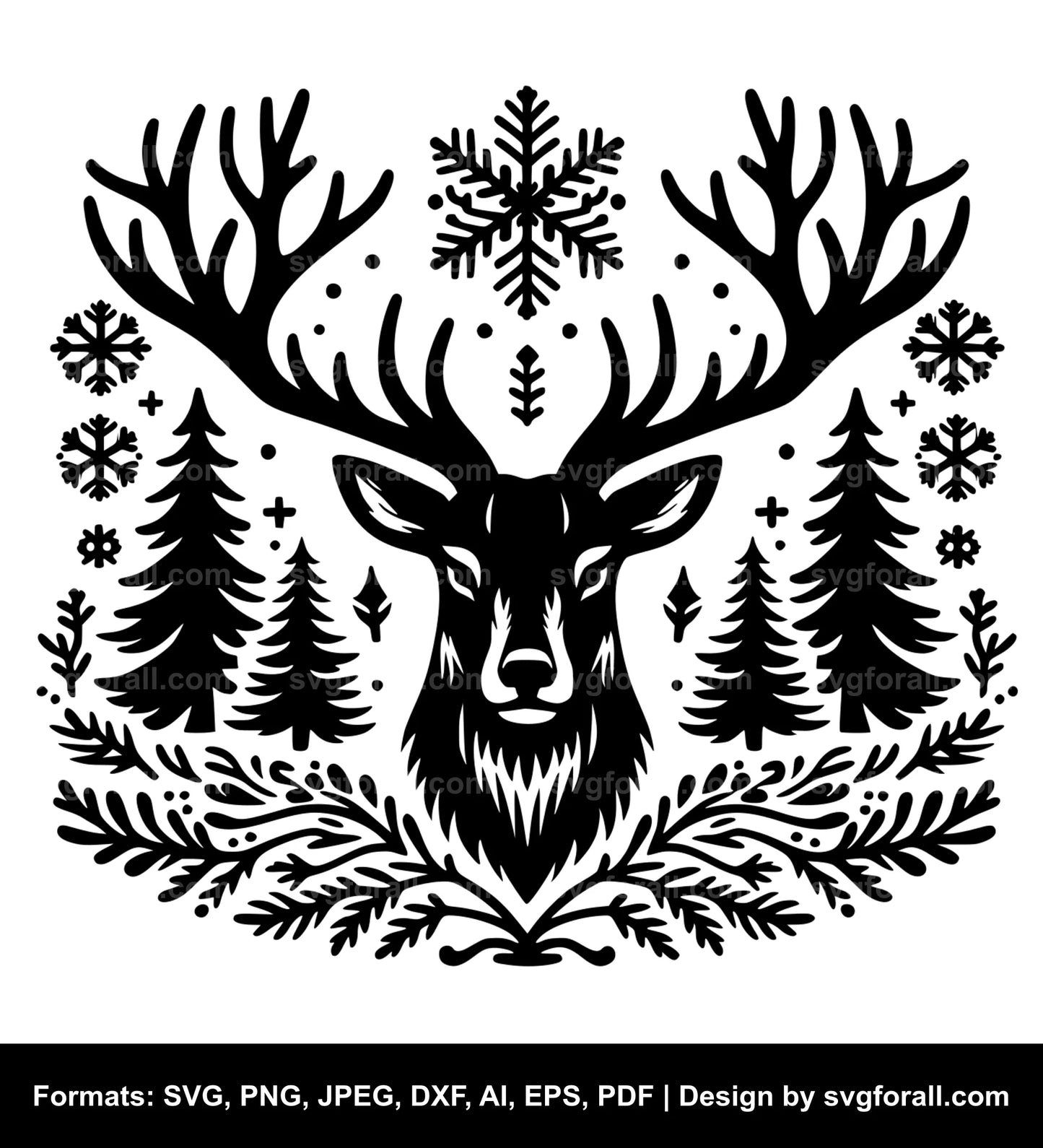 Reindeer Vector SVG