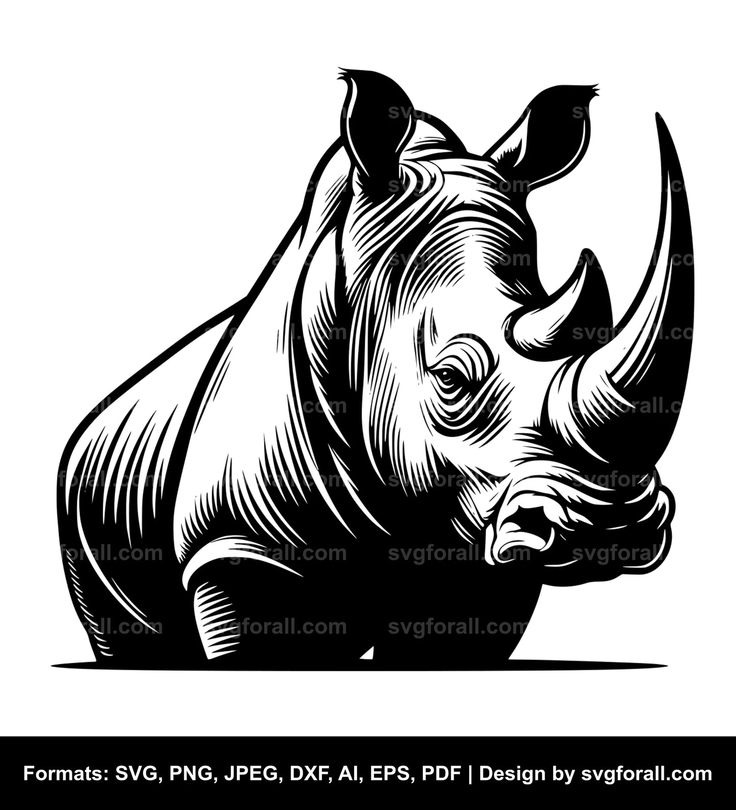 Rhinoceros SVG File