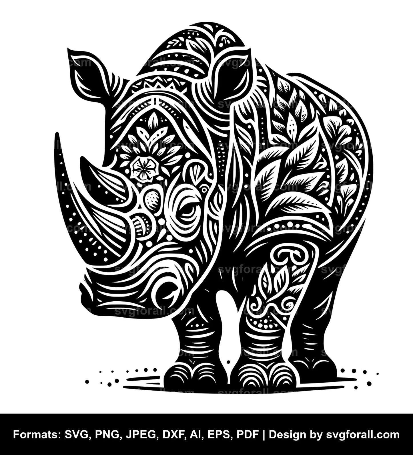 Rhinoceros SVG PNG