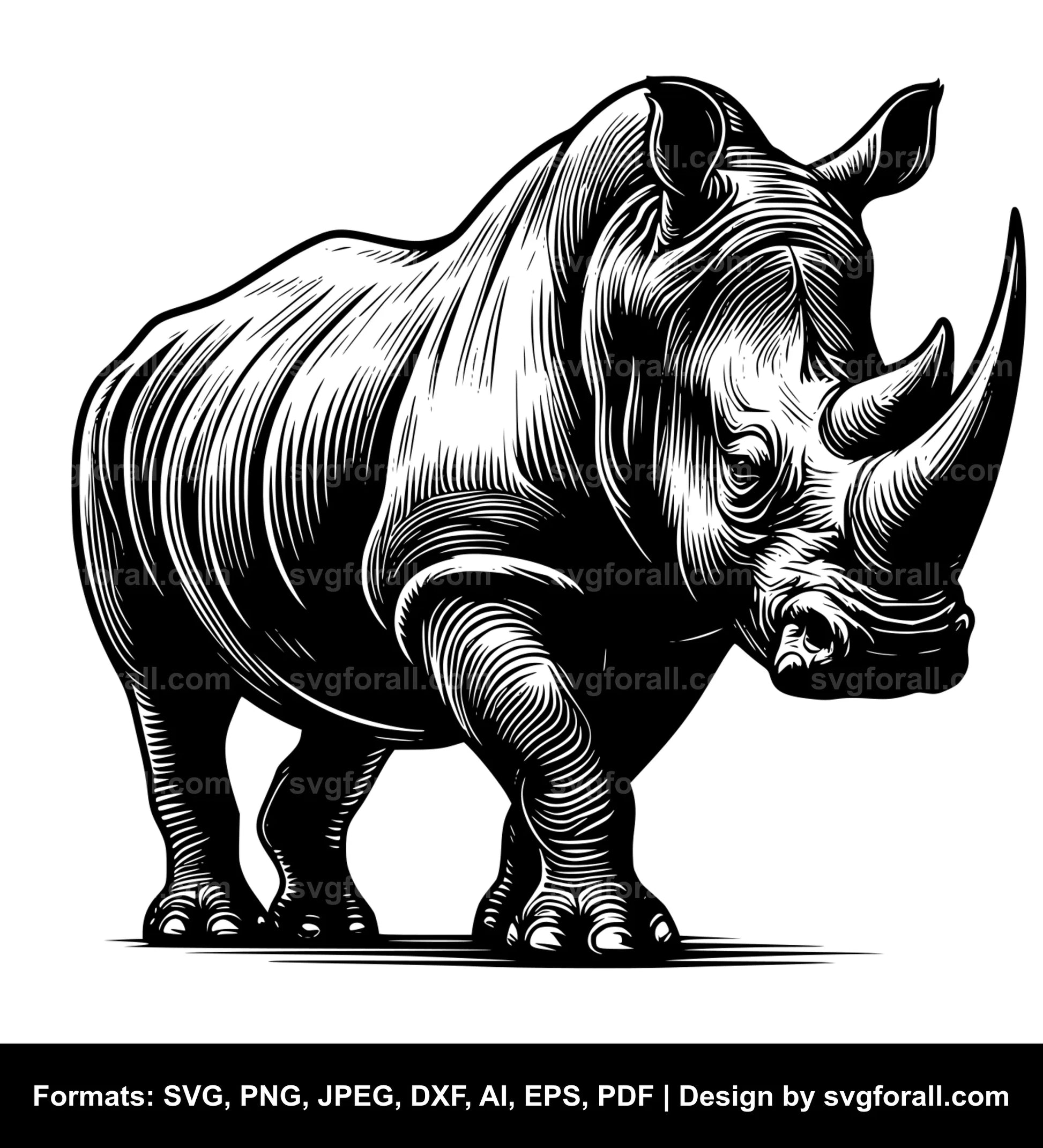 Rhinoceros SVG Vector