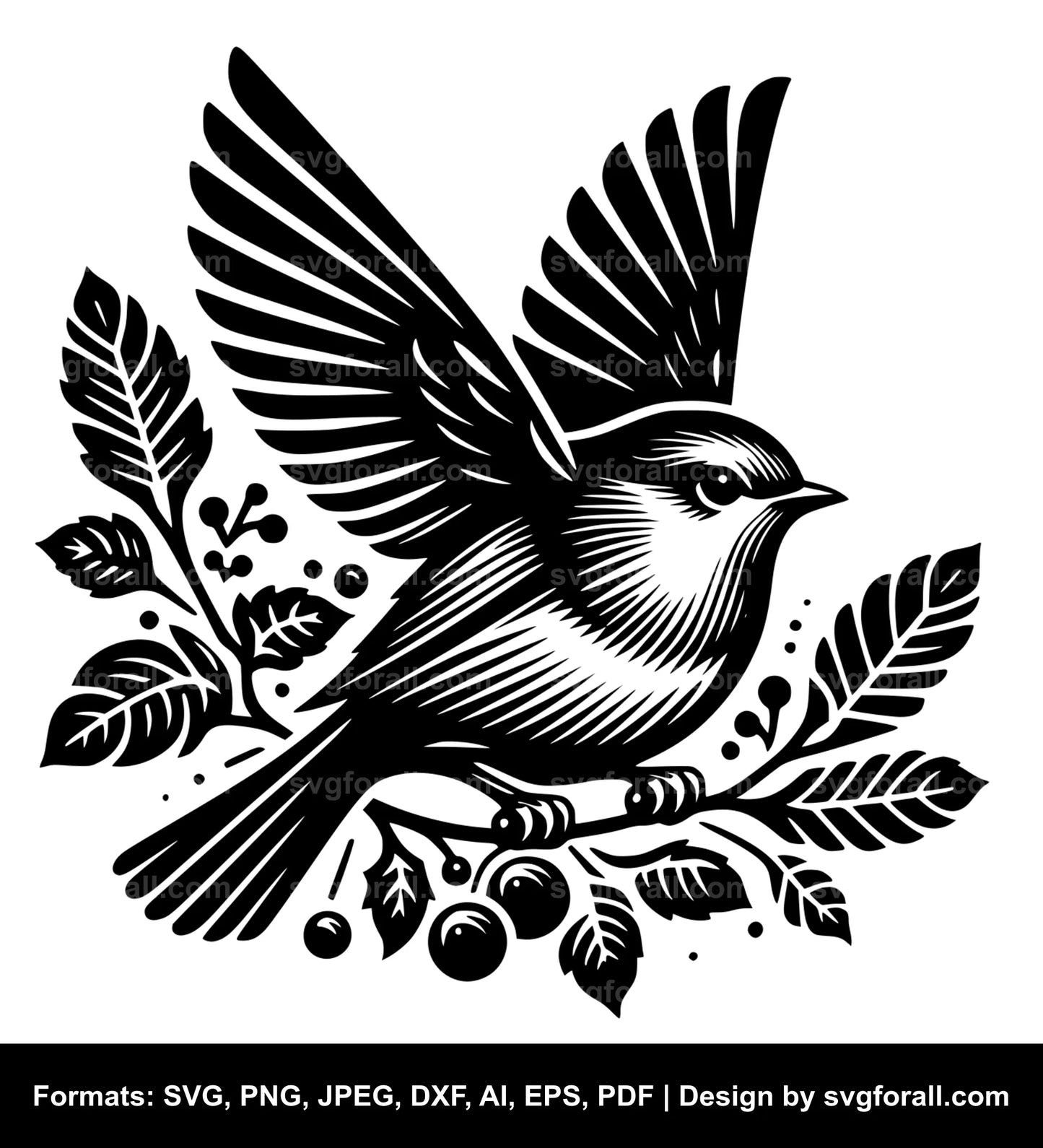 Robin Bird Cricut SVG