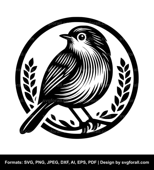 Robin Bird SVG PNG