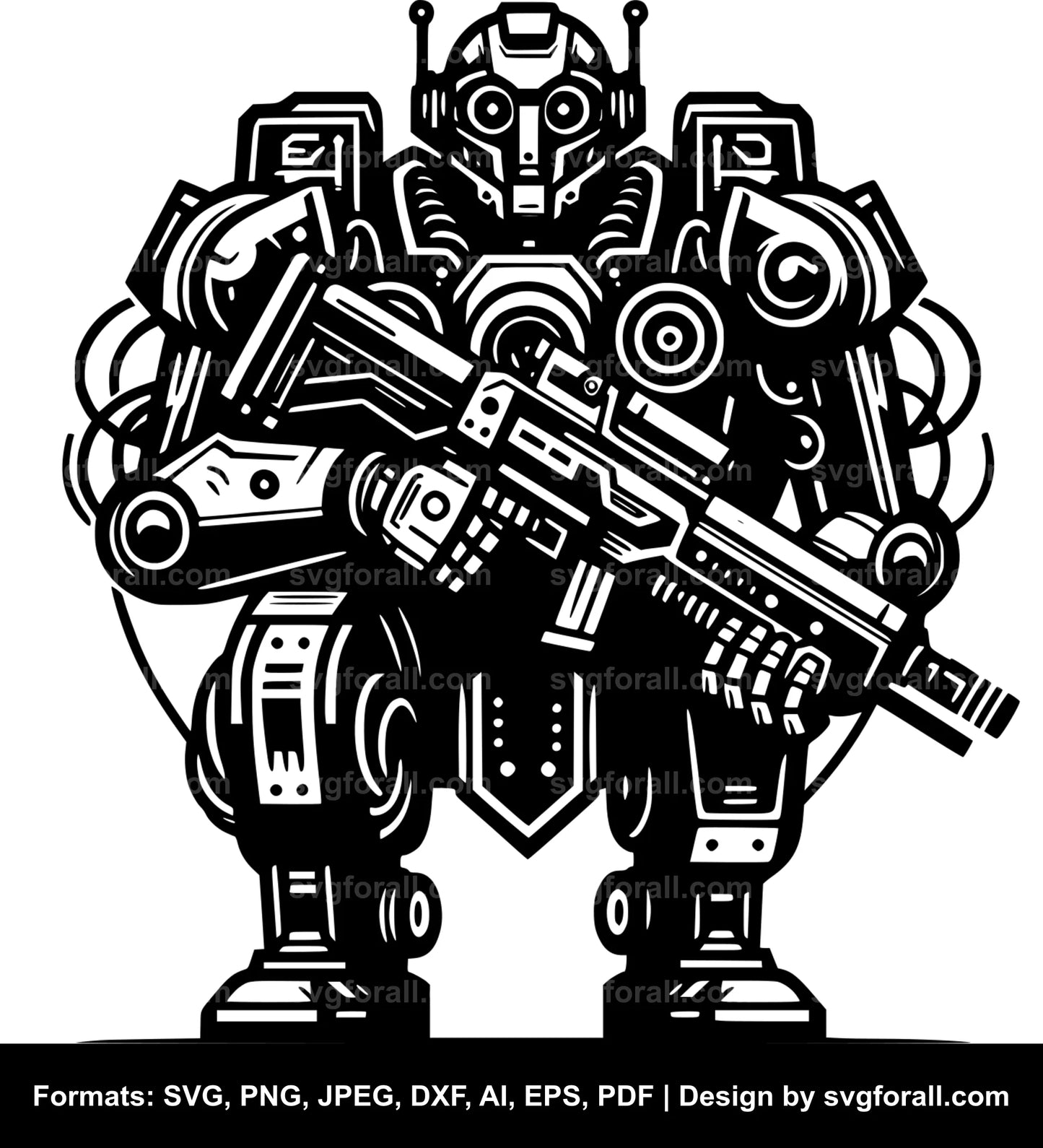 Robot Clipart SVG