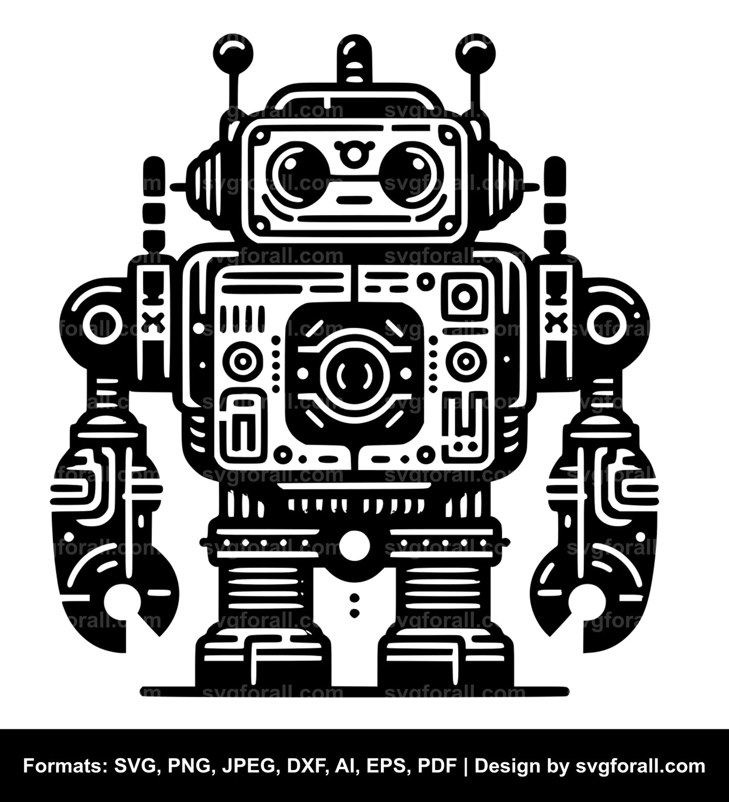 Robot SVG Clip Art