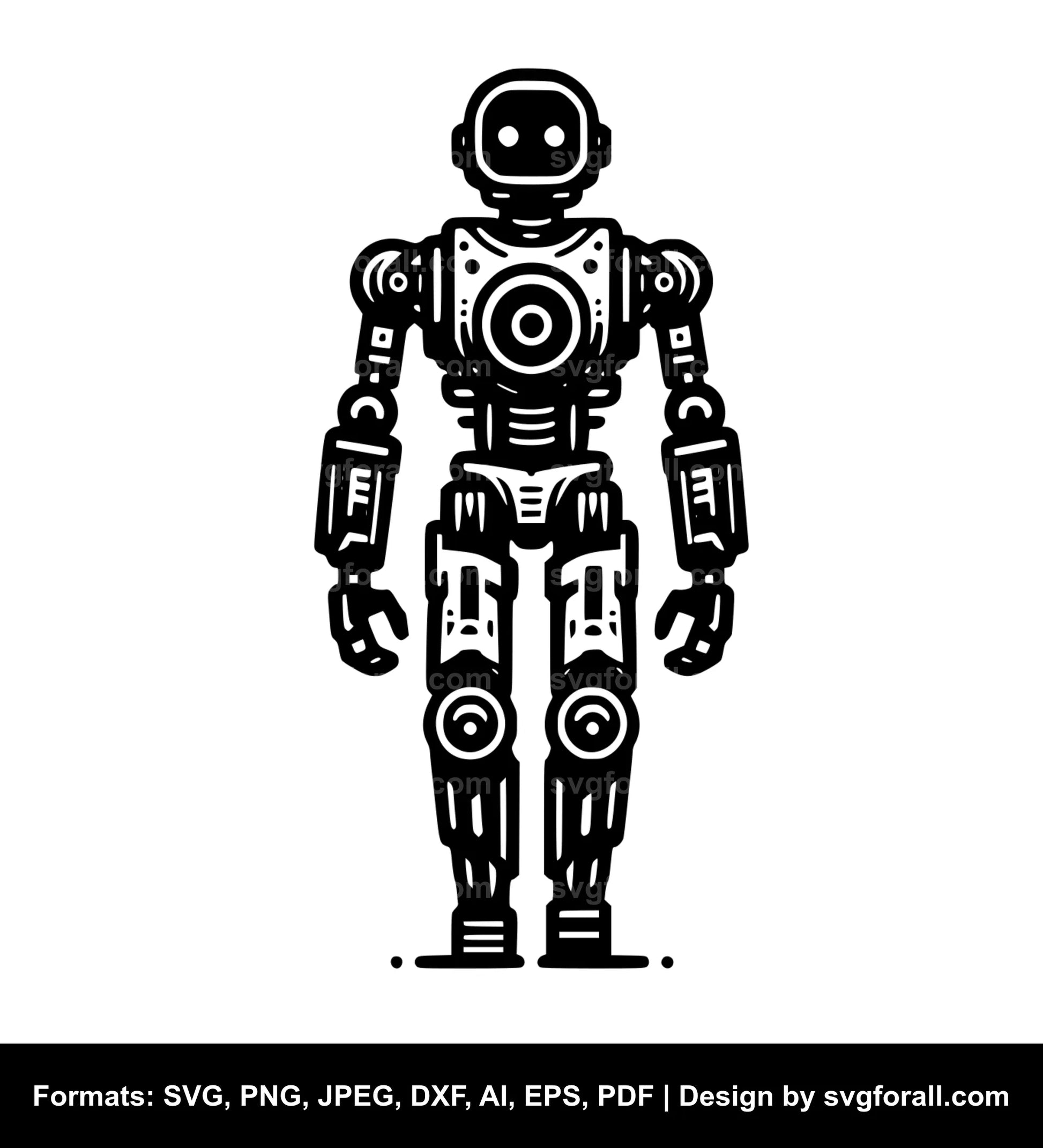 Robot SVG Clipart