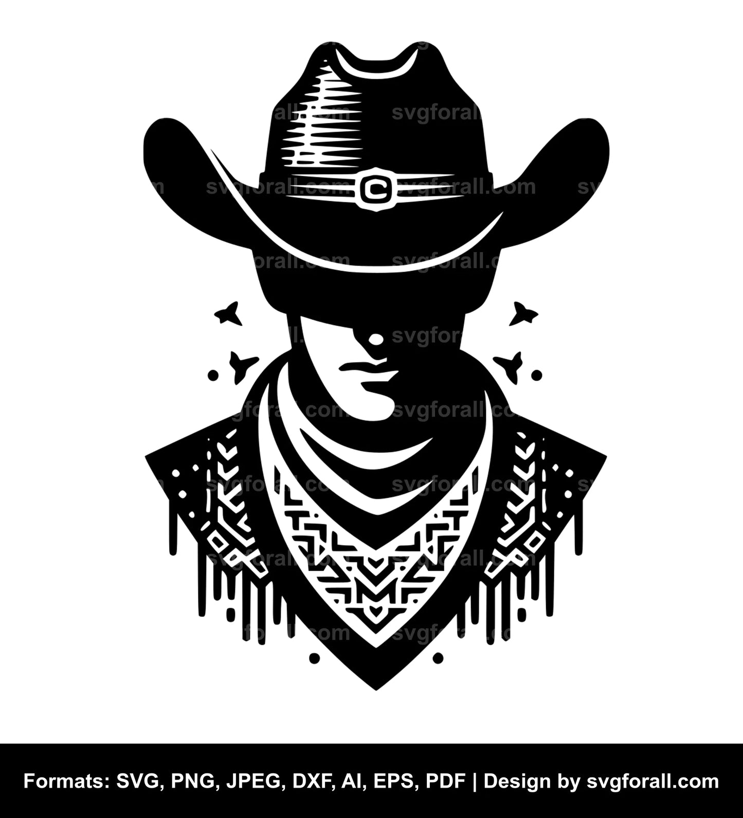 Rodeo Cowboy SVG Design