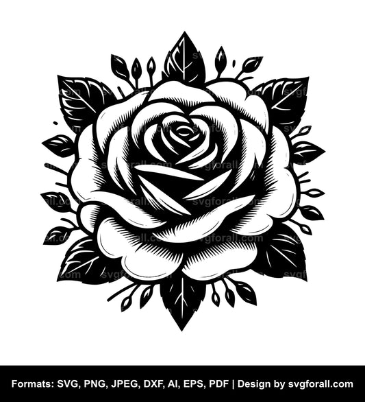 Rose Clipart SVG