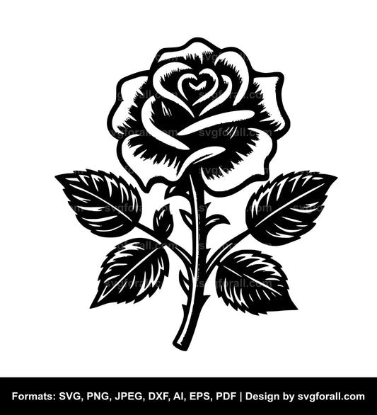 Rose SVG Clip Art