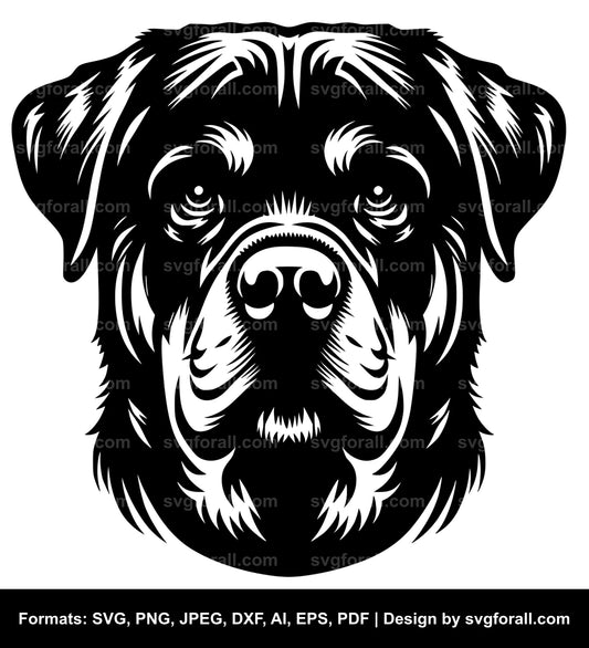 Rottweiler Dog Cricut SVG