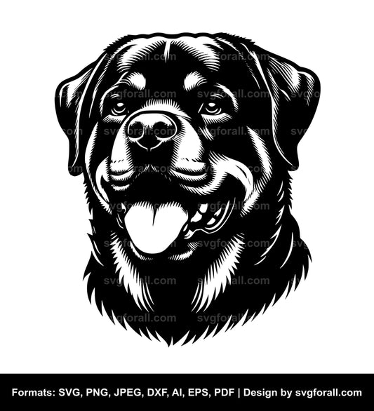 Rottweiler Dog SVG