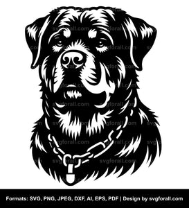 Rottweiler Dog SVG