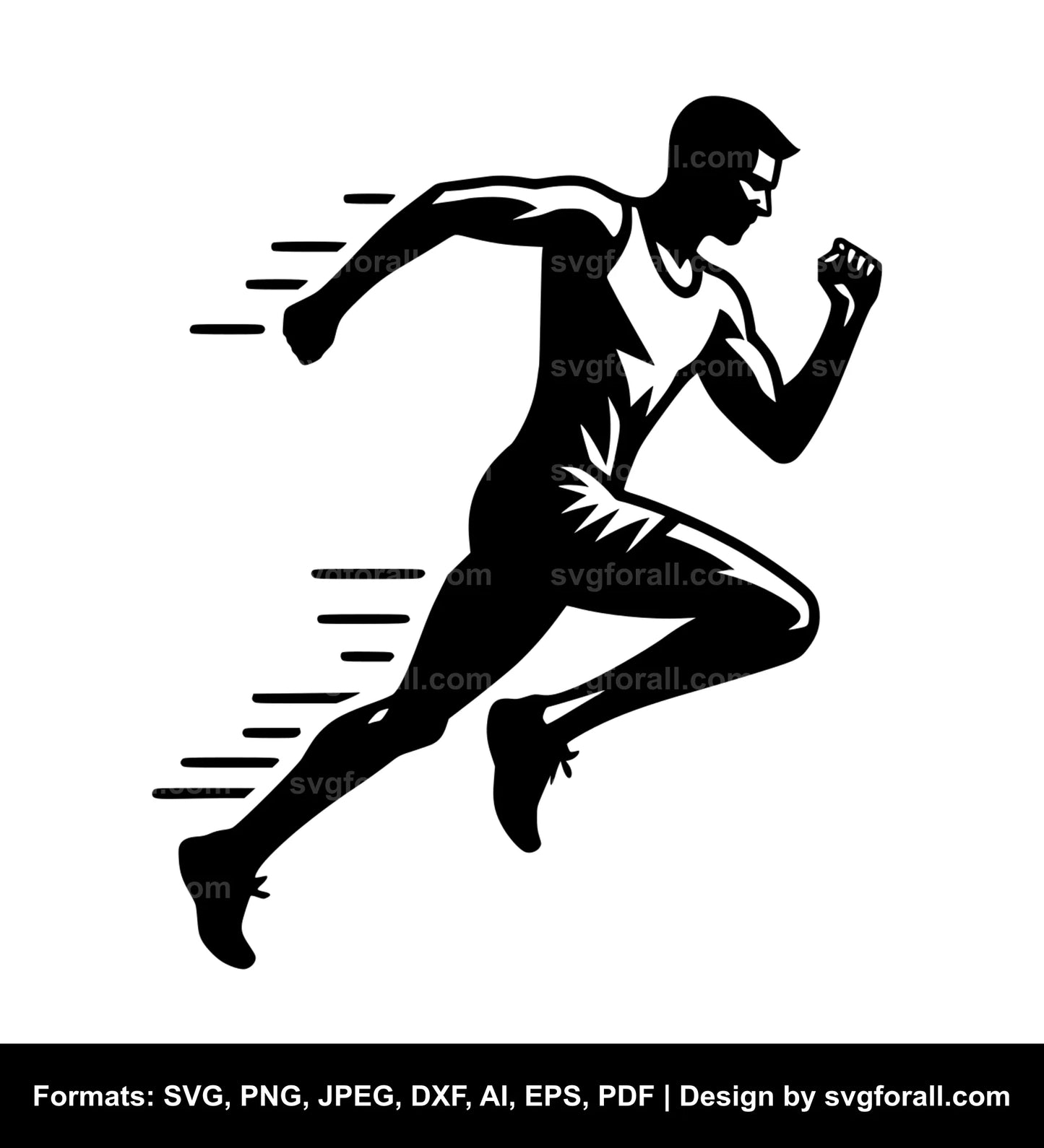 Runner Black SVG