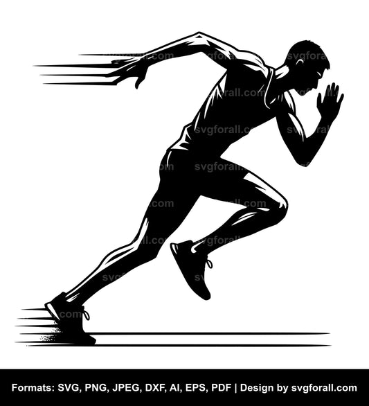 Runner Clipart SVG