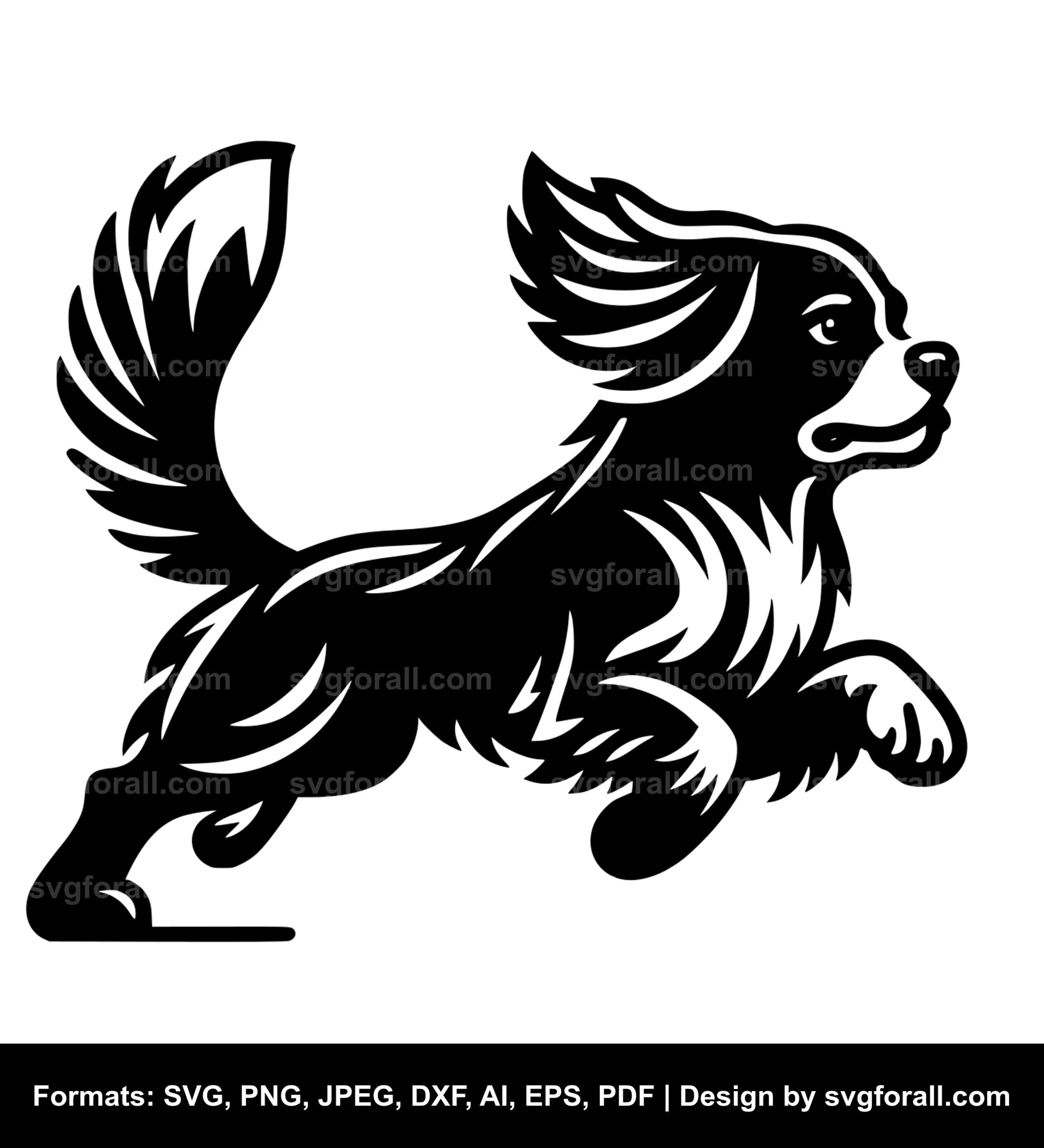 Running Dog SVG PNG