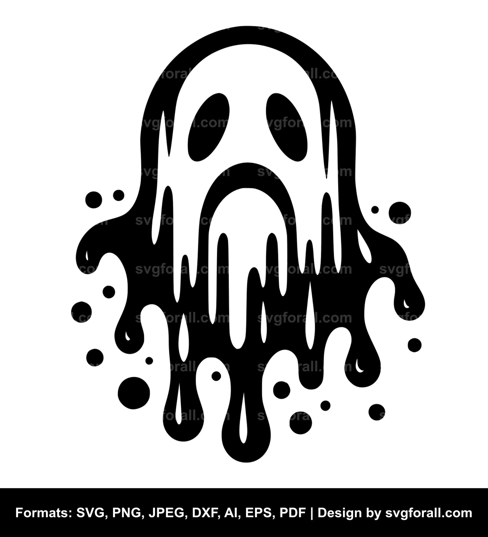 Sad Ghost SVG Download