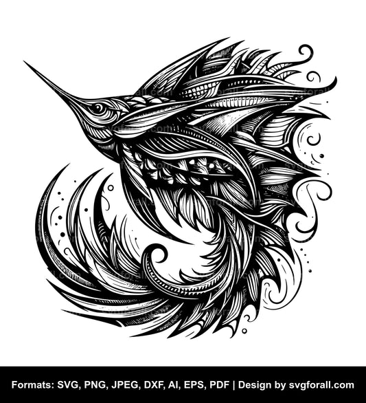 Sailfish SVG PNG