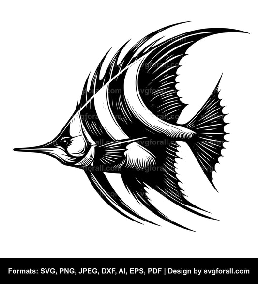 Sailfish SVG Vector