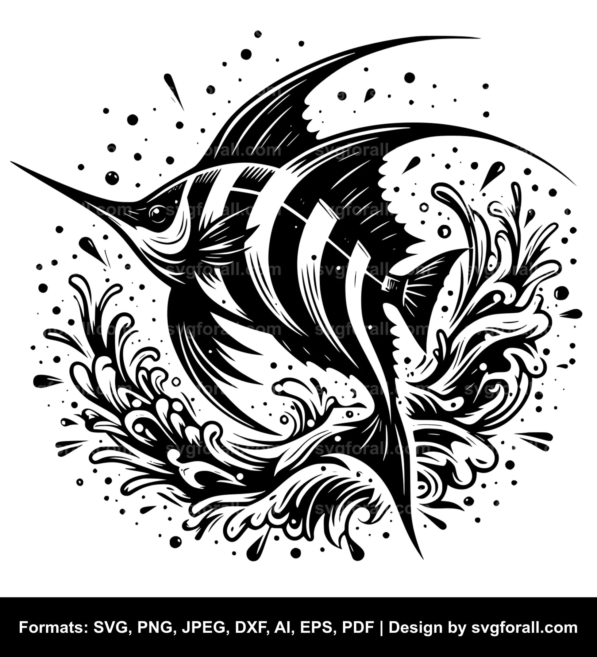 Sailfish Vector SVG