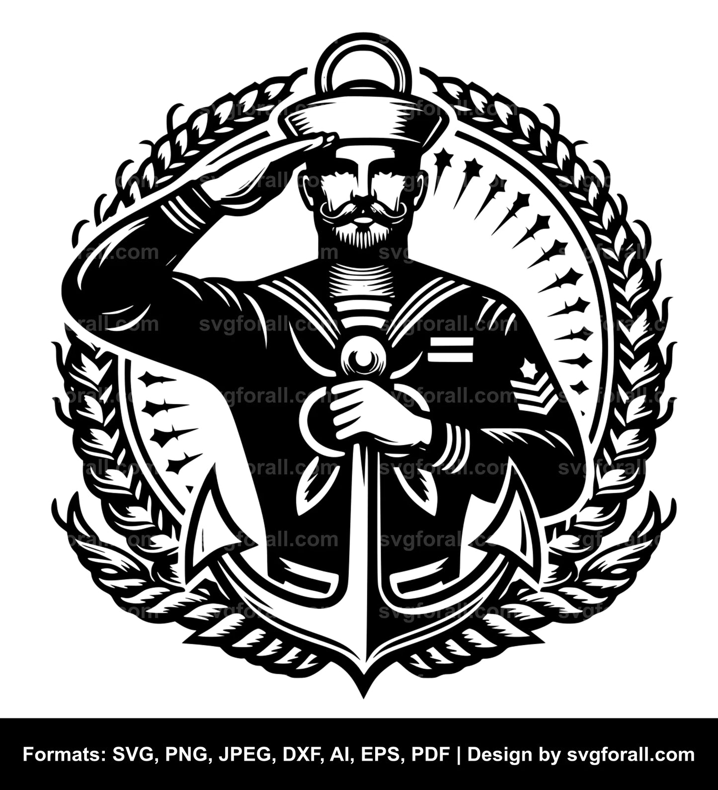 Sailor SVG PNG