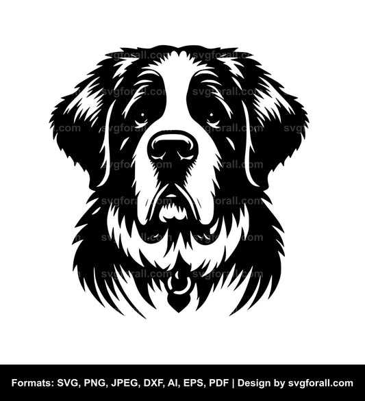 Saint Bernard Dog Cricut SVG