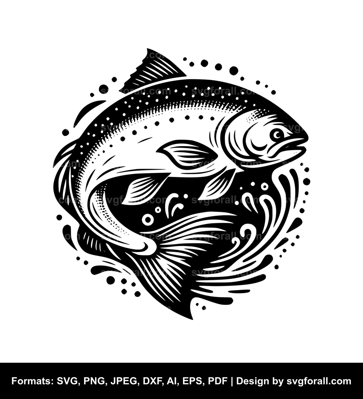 Salmon SVG Vector