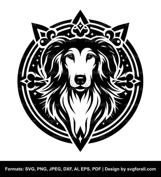 Saluki Dog SVG Design