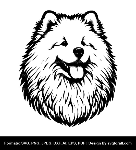 Samoyed Dog SVG PNG