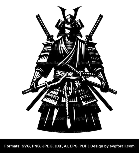 Samurai SVG Cut File