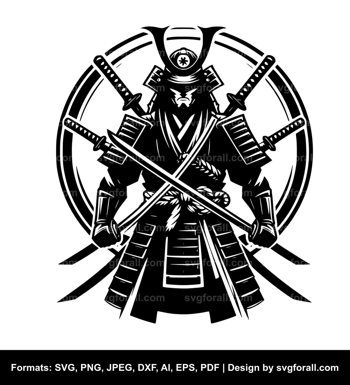 Samurai SVG Design