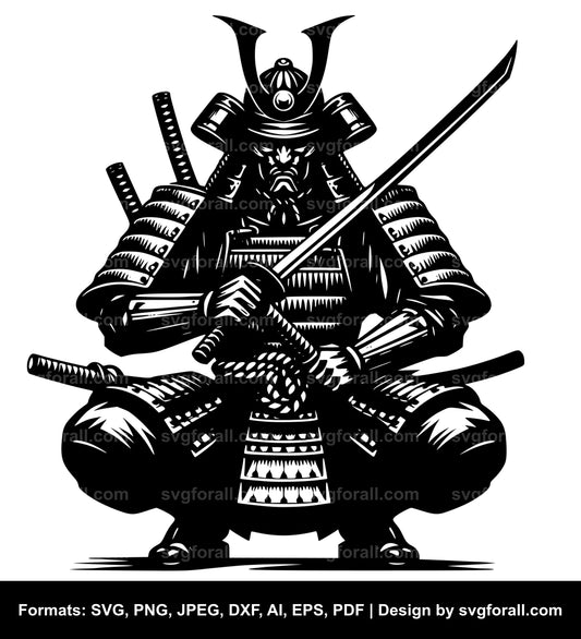 Samurai SVG File