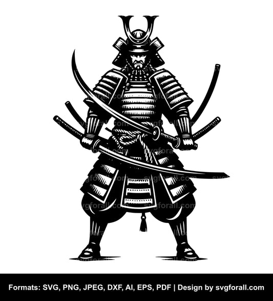 Samurai SVG PNG Image