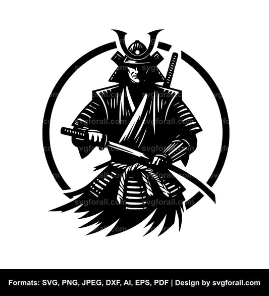 Samurai SVG Vector