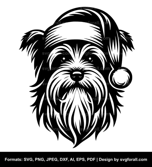 Santa Dog SVG File