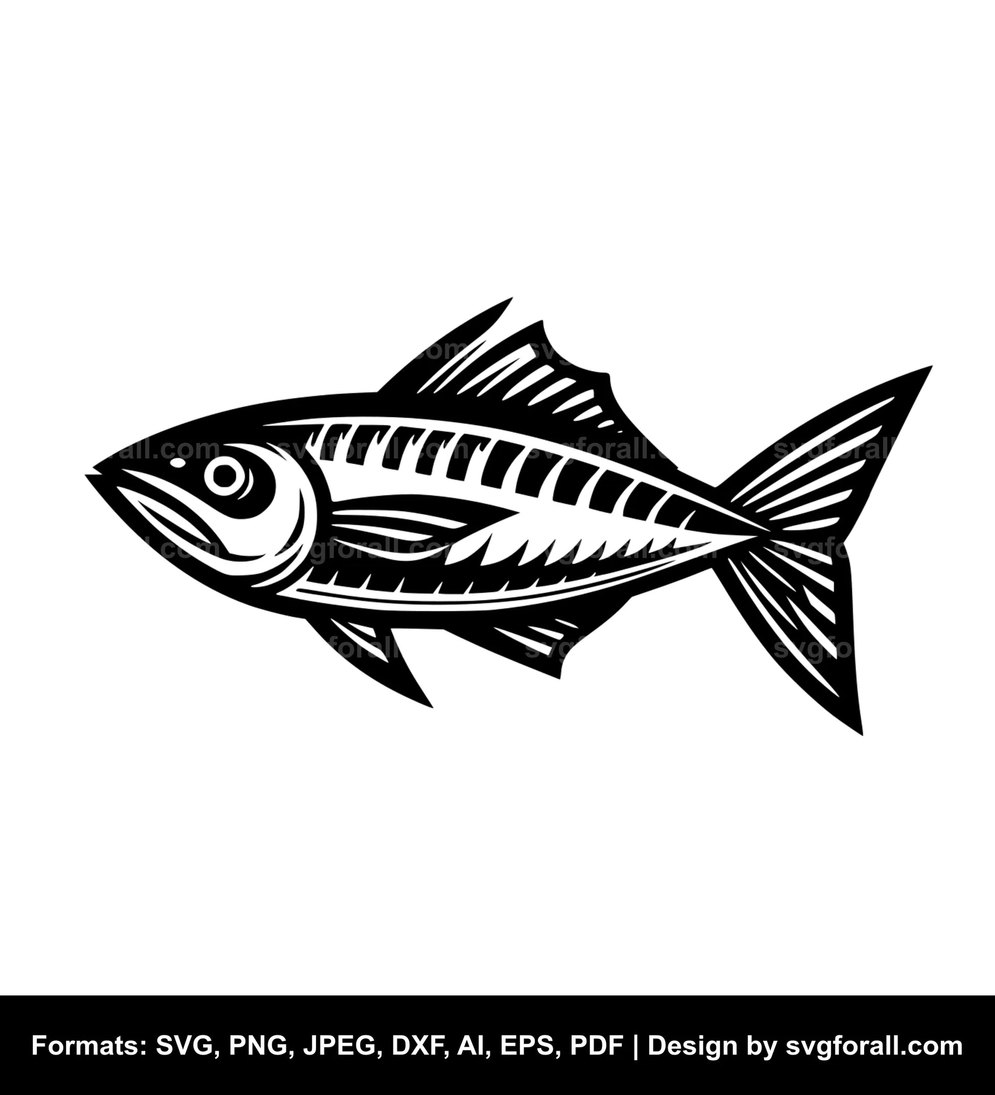 Sardine Black SVG