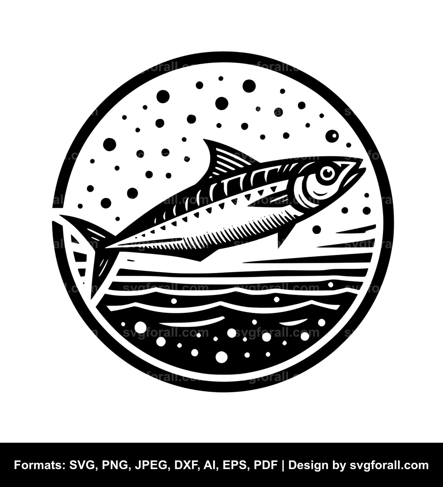 Sardine Clipart SVG