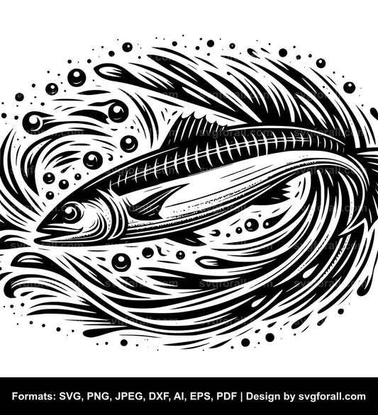 Sardine SVG Vector