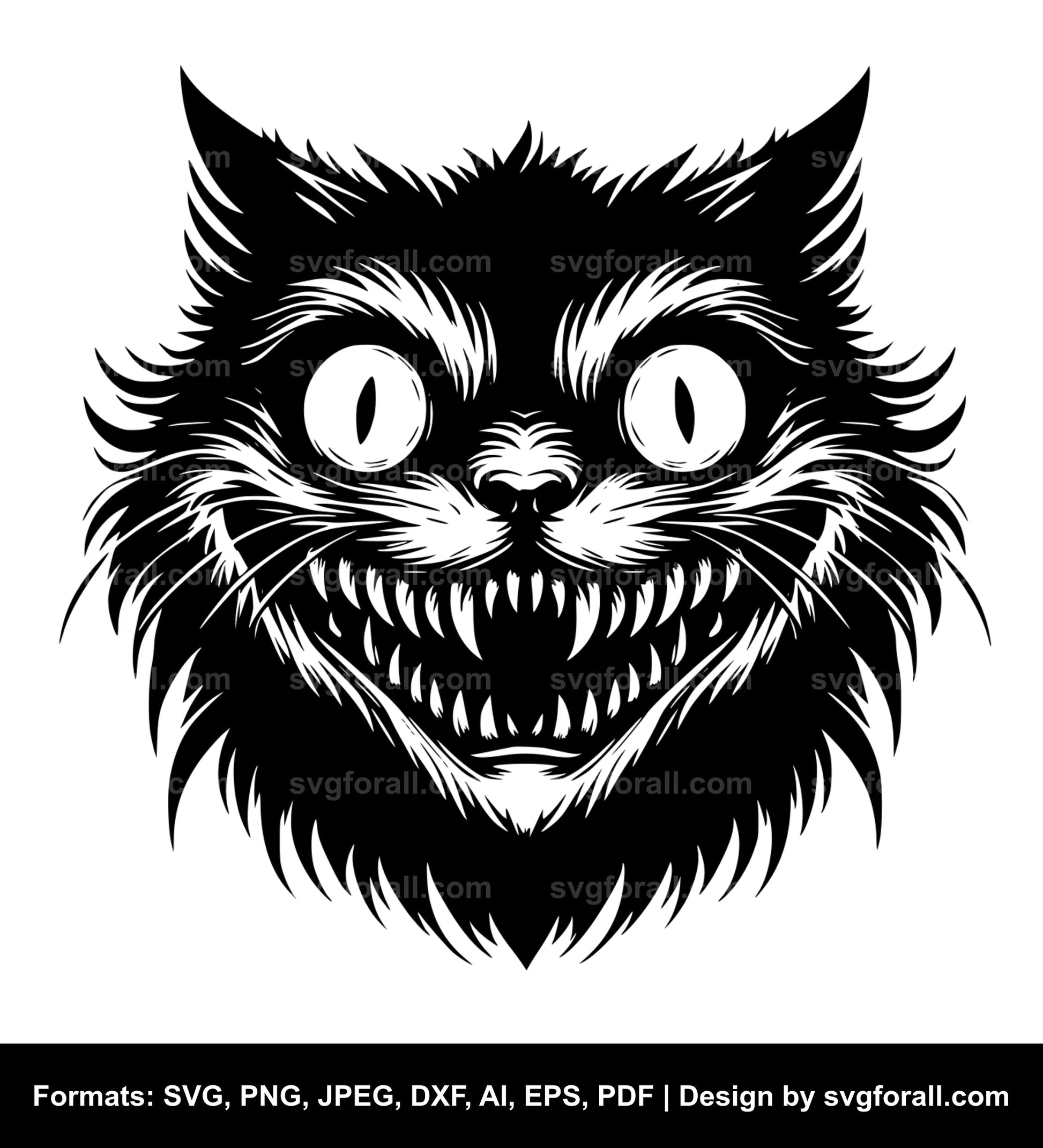 Scary Cat Cricut SVG