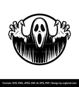 Scary Ghost SVG