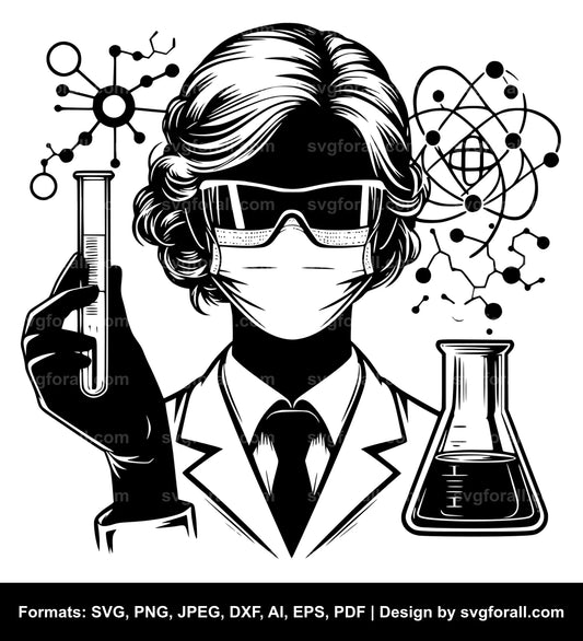 Scientist SVG Vector